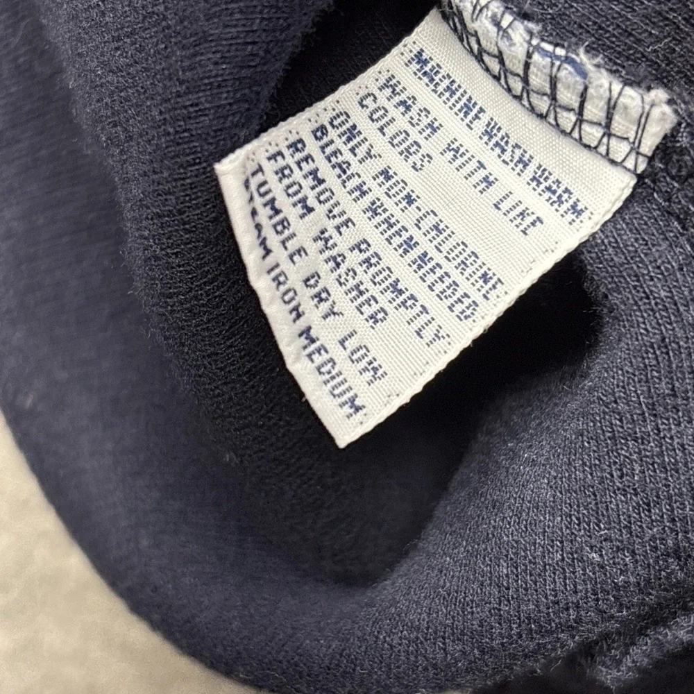 Vintage‎ Y2K Polo Ralph Lauren Blue 1/4 Zip Large Fleece Pullover USA 90s Preppy
